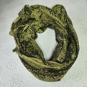 Charming Charlie Snakeskin  Patterned Scarf